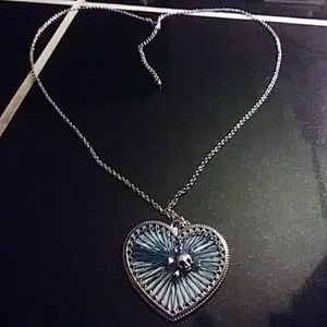 16" dbl HEART necklace